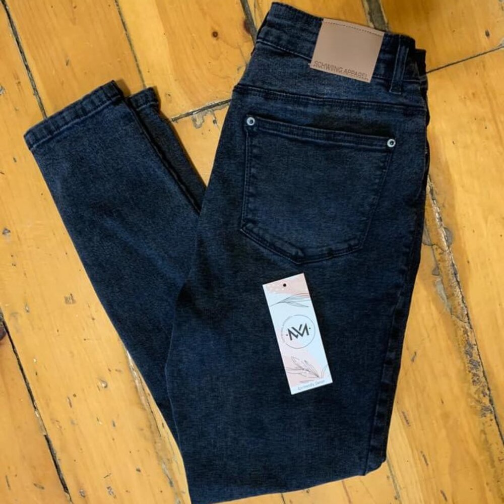 Women jeans Be you Charcoal by Schwiing